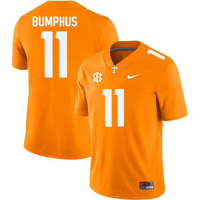 Tennessee Volunteers #11 LaTrell Bumphus College Football Jerseys Stitched Sale-Orange